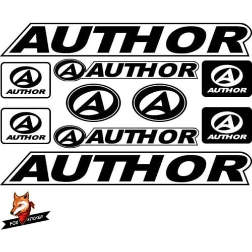 Bicycle frame stickers road bike mountain bike MTB Track bike TT bike cycle decal reflective stickers for AUTHOR stickers