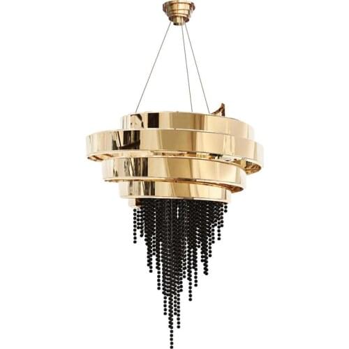 New Chinese style creative simple living room dining room bedroom art lamp American light luxury modern chandelier