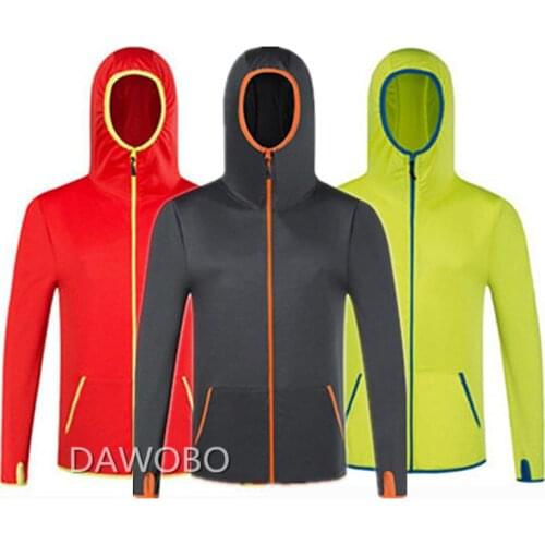 New arrival DAWOBO Brand Fishing Clothes Anti UV Breathable Quick drying Professional Long sleeve Hooded Fishing Shirt