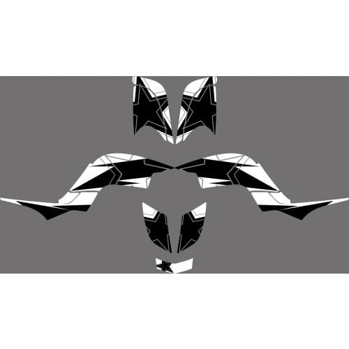 New Style DECALS STICKERS Graphics Kits FIT for Yamaha RAPTOR 660 YFM660 ATV