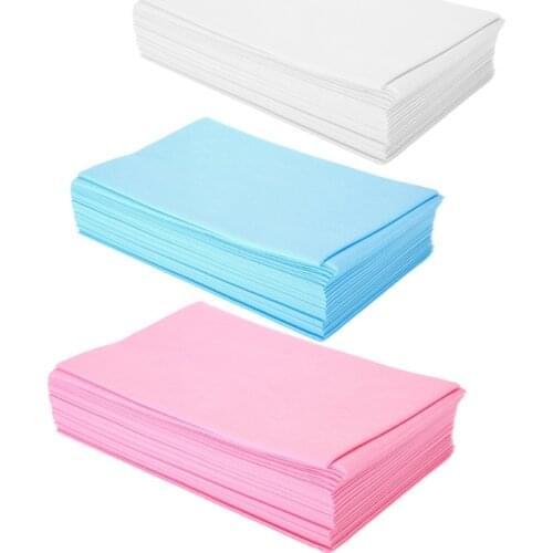 100Pcs/Set Disposable Thicken Non-Woven Beauty Salon Massage Bed Cover Sheets, 70X180cm