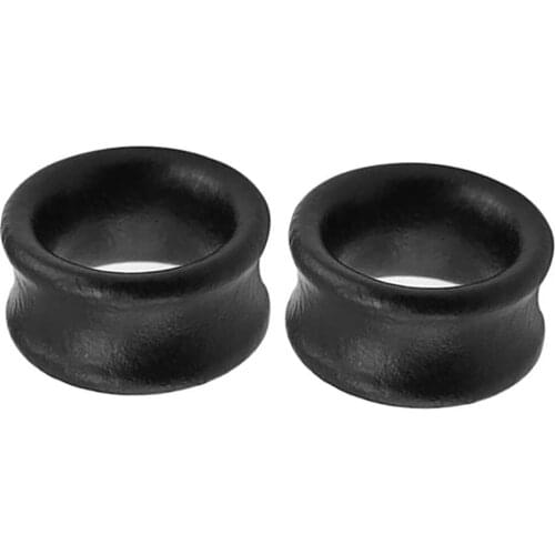 Wholesales Black Hollow Wood Ear Tunnles Wooden Gauges Flesh Tunnels Ear Piercing Body Jewelry Drop Shippings stretcher kIT