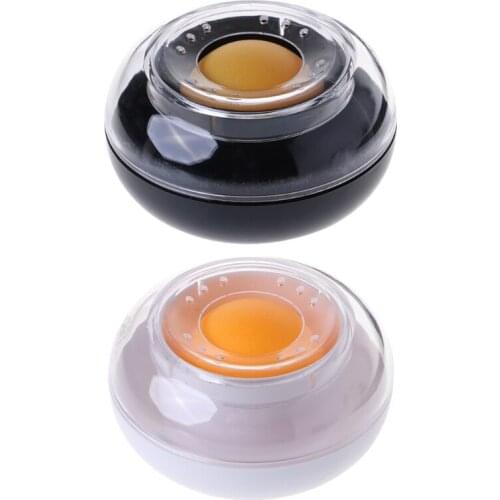 Plastic Round Case Sponge Finger Wet Wetted Tool For Casher Counting Cash Money L4MD