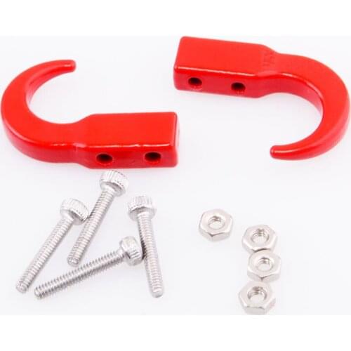 RC Crawler 1:10 Accs Tow Hook & Trailer Chain Kit for Hsp Redcat Rc4wd Tamiya Axial scx10 D90 Hpi RC Trucks Car Parts