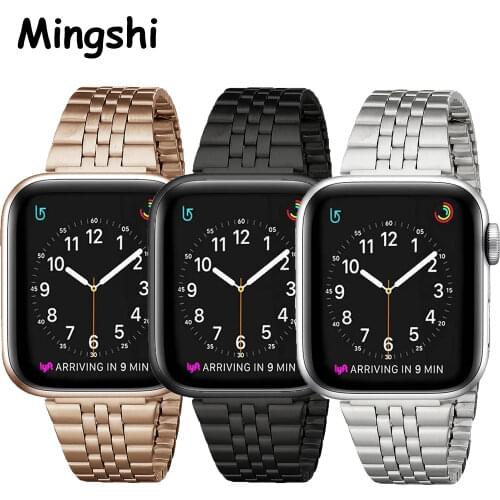 Metal Stainless Steel Band For Apple Watch6 5 4 3 2 1 42mm 38mm 40MM 44MM Watchband Bracelet Strap for iWatch Series Accessories
