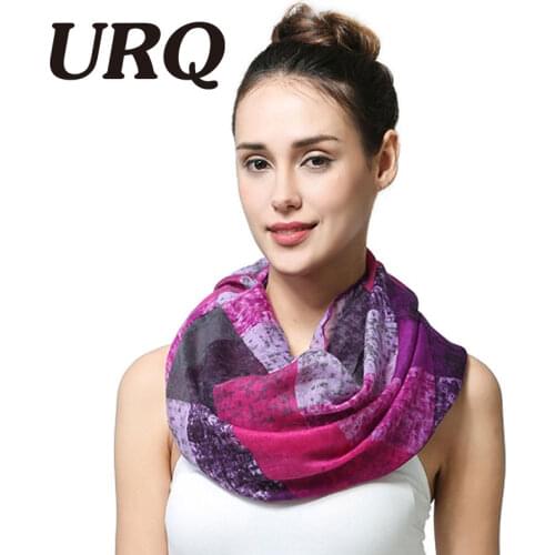 Infinity Scarf for Woman Fashion Designer Winte Tube Scarves Warm Plaid lady Ring Scarfs Loop Wraps Large V8A18430
