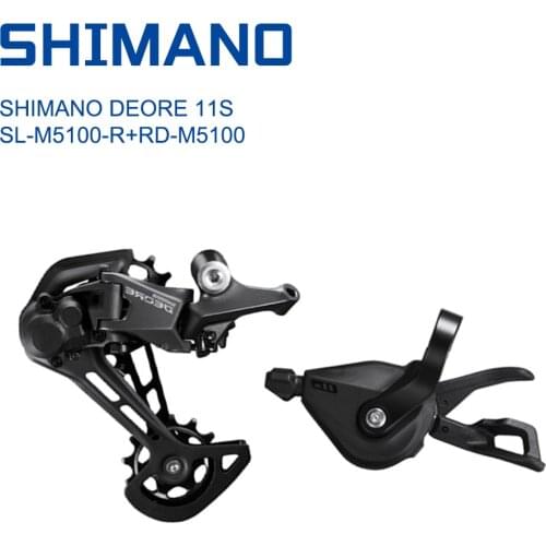 SHIMANO 11 Speed Rear Derailleur DEORE M5100 11S SL-M5100-R RD-M5100 RD-M5120 RAPIDFIRE PLUS Right Shift Lever Clamp Band SHADOW