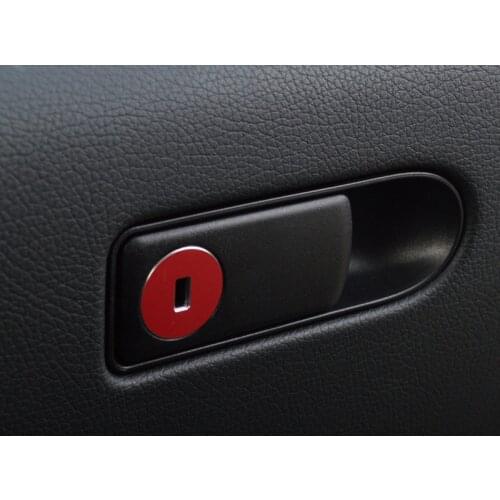 Car Styling Glove Box Keyhole Decoration Sticker Trim For Mercedes Benz GLK ML GL GLS GLE GLC E C Class Interior Accessories