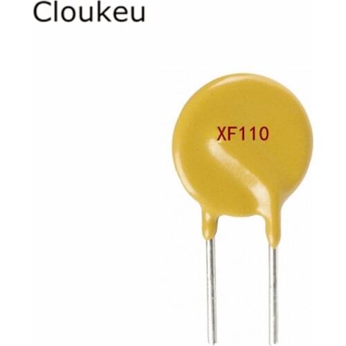 10Pcs RXEF110 PPTC Resettable fuse 72V 60V 1.1A 1100MA XF110