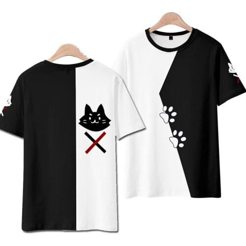 VTuber Ookami Mio 3D Printed T-shirt Hololive Cosplay Summer Tee Tops Round Neck Short Sleeve Japanese Streetwear Plus Size