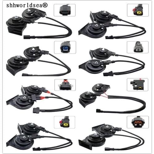 Worldgolden 1pcs Car Horn Speaker Adapter Pigtail Socket two special line beam horn Wiring Harness for vw for audi for hyundai