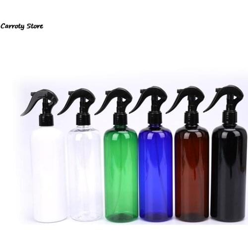 1PC 500ml Spray Bottles Sub-bottling Plastic Multicolor Refillable Bottle Empty Container Flip-top Dispensing Makeup Tool