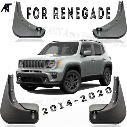 4pcs/set car Front & Rear Mudguards for Jeep Renegade 2014 -2020 Mudflaps Mud Flap Splash Guard Fender Accessories