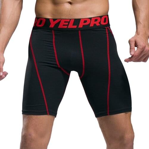 Quickly Dry Mens Running Shorts Compression Running Shorts Mens Fitness Bodybuilding shorts Men Fitness Workout Short Pants Male