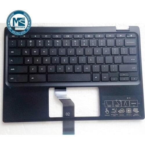 Laptop case palmrest upper cover keyboard for Acer for Chromebook R 11 C738 US layout