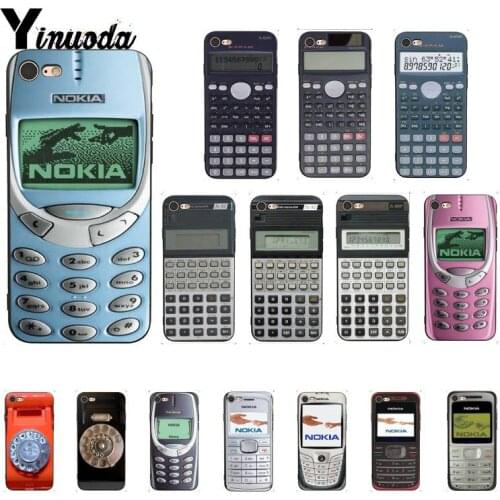 Yinuoda Classical Noki Calculator Model Design DIY Phone Case for iPhone 8 7 6 6S 6Plus X XS MAX 5 5S SE XR 10 11 11pro 11promax