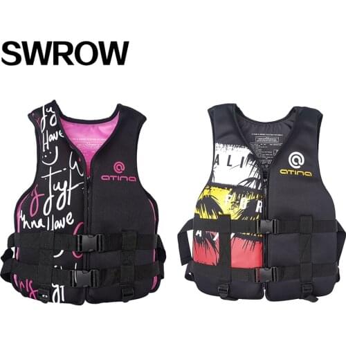 Adult Neoprene Buoyancy Life Vest For Swimming Fishing Boating Surfing And Rafting Portable Life Vest For Outdoor Swimming 2021