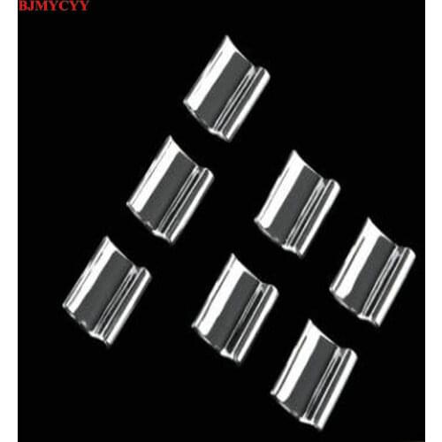 BJMYCYY car styling ABS 7PCS/SET Car window lift buttons decorate sequins For Chevrolet Trax car accessories