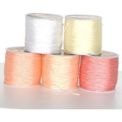 DIY Handmade Jewelry Accessories Material Jewelry Processing Line Jade Thread Chinese Knot Red Rope Compilation Cord Wholesale