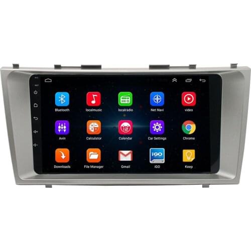 1+16G 9inch Android 9.1 2 Din Car GPS Stereo Radio Multimedia Player for Toyota Camry 2007-2011