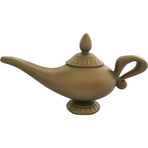 Cartoon Genie Lamp Movie Decorations Home Party Ornaments Plastic Cosplay Magic Halloween Christmas Panto Arabian Lamp Tea Pot