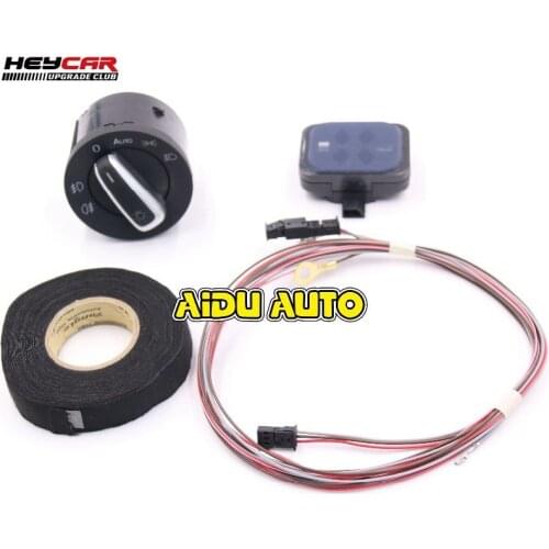 AUTO HEADLIGHT SWITCH RAIN SENSOR+WIRE HARNESS CABLE FOR VW GOLF 6 TIGUAN JETTA MK5 MK6 TOURAN