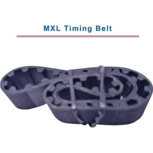 2 pcs MXL Timing Belt model-50/51/52/53/53.6/54/56/57/58/58.4MXL Rubber Transmission Belt Width 6/10mm For MXL Timing Pulley