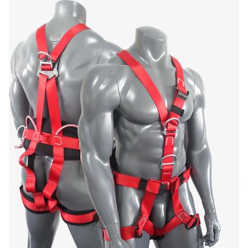 Tree Arborist Rock Climbing Full Body Harness Fall Arrest Protection Zipline Mountainneering Rappelling Equipment Outdoor Gear