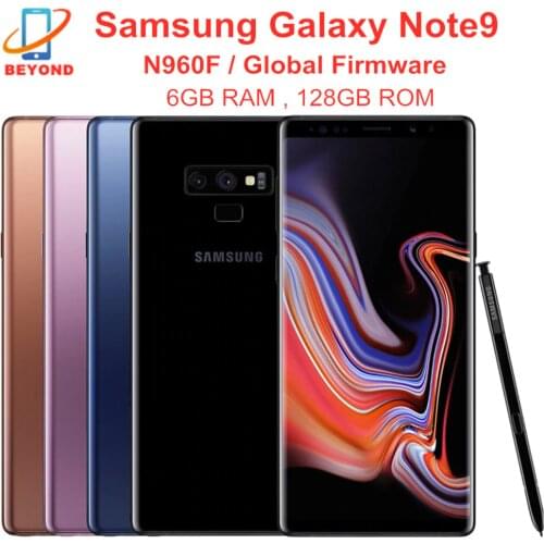 Samsung Galaxy Note9 Note 9 N960F Global Version 128GB ROM 6GB RAM LTE Octa Core 6.4inches NFC Exynos Original Cell Phone