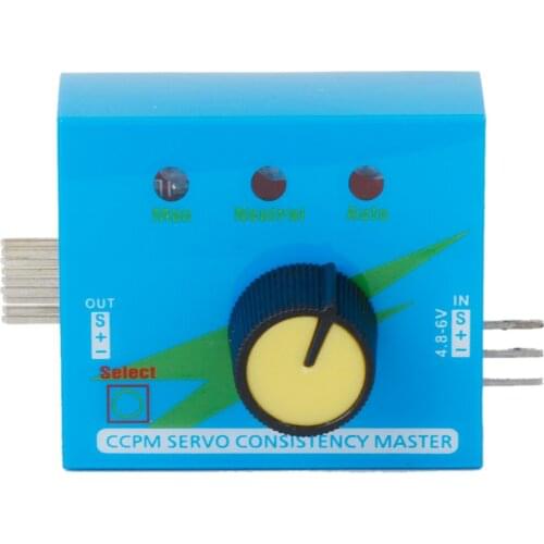 Steering Gear Tester Servo Motor Tester 3 Gear Switch for RC Helicopter Motor