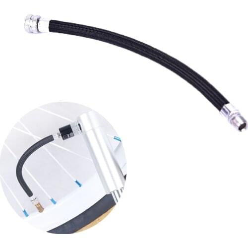 Bicycle Pump Extension Tube Plastic Twin Wheel Truck Valve Adapter Flexible Tube Tyre Valve Extension Hose Pipe Bike Tyre Access