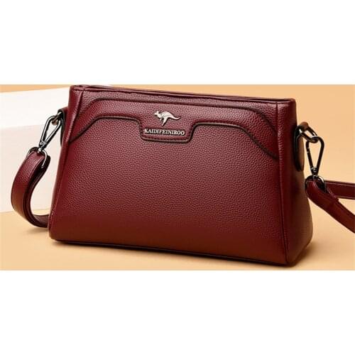 Women Fashion Purses and Handbags Luxury Design Soft High Quality Leather Shoulder Bag for Female Ladies Crossbody Messenger Bag