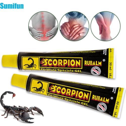 30ml/lot Arthritis Cream Rheumatoid Joint Muscle Rub 100% Original Herbal Ointments Scorpion Venom Balm Pain Relief Patch P1102