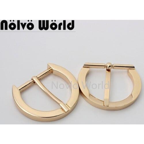 10-50 pieces gold colors 49*42mm 31mm inner round shape tabular pin buckle for suitcase backpacks purse accessories