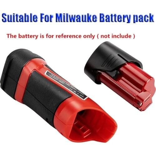 3W Handheld LED Light fit For Milwaukee 10.8V-12V Li-ion battery M12 Lamps Flashlight high quality free shipping