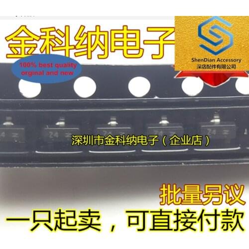 30pcs 100% orignal new SMD voltage regulator triode BZX84C6V2 printed silk Z4 chip diode SOT-23 in stock