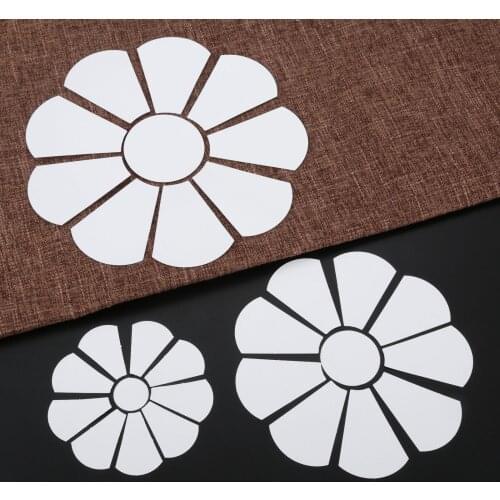 40 Pcs 39mm 56mm 71mm Dresden Round Paper Plate Paper Mold Patchwork Pattern DIY Manual Tool Quilting Templates Sewing Supplies