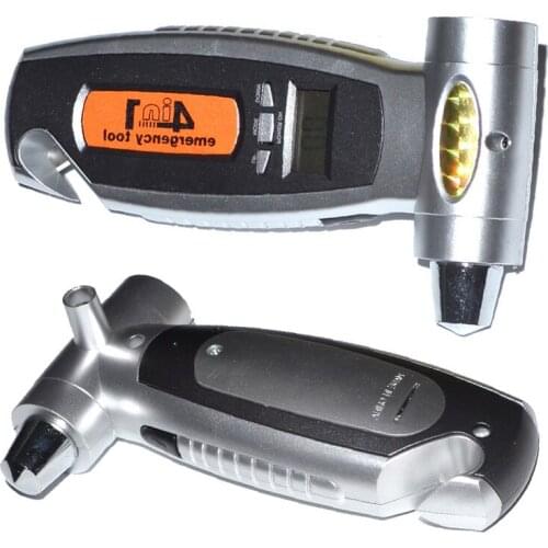 LCD display car tire pressure gauge High quality Auto Measurement Tools Four multi-function digital