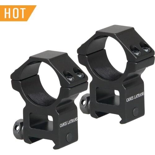 Canis Latrans Airsoft Mount 30/25MM 6063 Aluminum Finish Coating Anodic Oxidation Double Row Width Scope Mount OS24-0114B