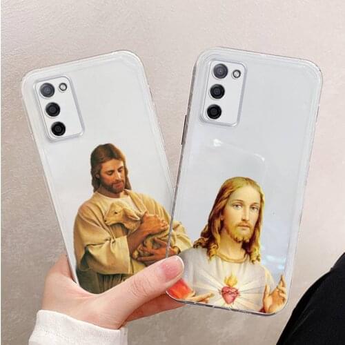 Faith Christian Religious Jesus Phone Case For Xiaomi Mi 11 Ultra Lite 10 Redmi Note 9 8 7 9a K30S K40 Pro Transparent Coque