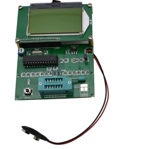 DC 9V Digital Component Tester Transistor Diode Capacitor Inductor Resistor ESR Meter Without Battery For Computer Repair parts