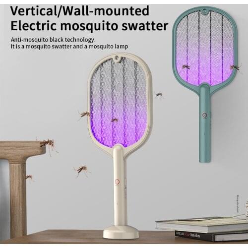 Electric Mosquito Swatter Mosquito Swatter USB Charging 500 215mm Two Functions Practical Insect Reject Wasp