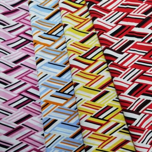 Ethnic Fabric Chiffon Stretchy Fashion Skirt DIY Sewing Material