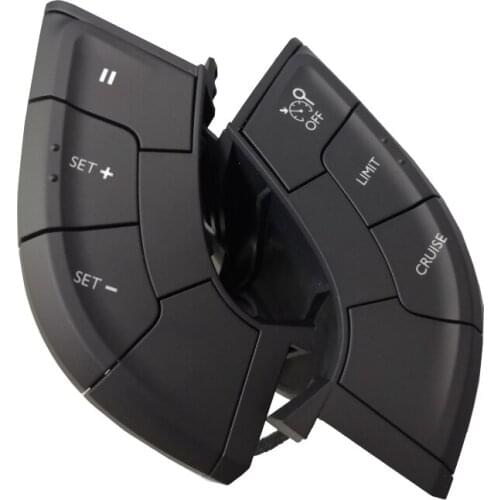 Cruise Control Switch Steering Wheel Speed Control Switch Button for Peugeot 508 2013 2014 2015 2016 2017