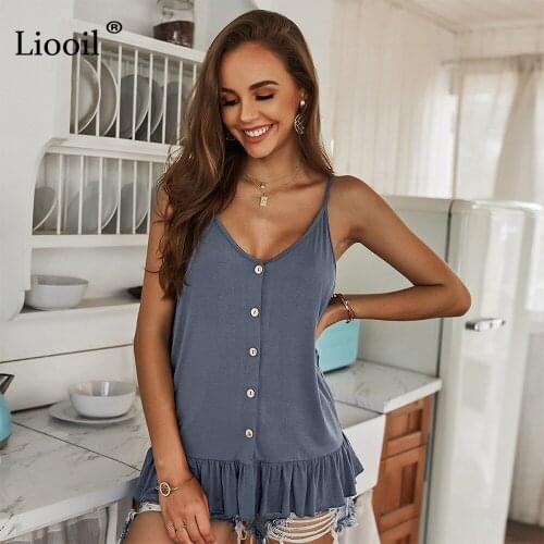 Женские хлопковые майки Liooil China At AliExpress