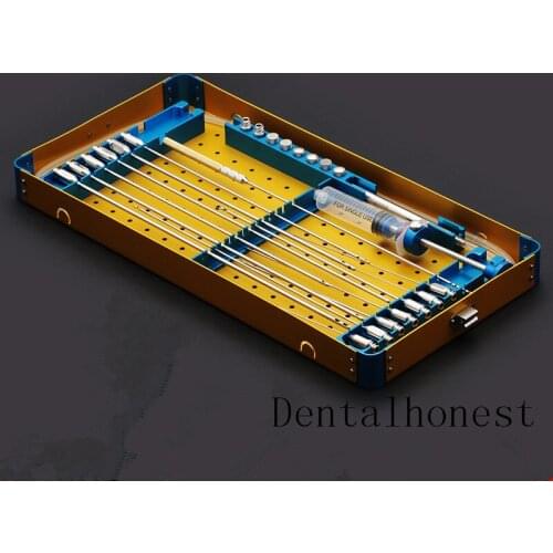 New Fat cannula kit box Stem Cell Lipo Fat Transfer Liposuction metal box