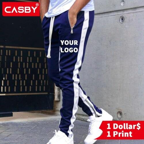 New Casual Fitness Sports Pants Simple Personal Custom Graphic Running Trousers Fashion DIY Design Print Workout Clothes CA004