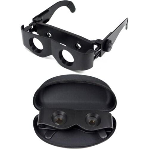 Fishing Eyewear Portable Plastic Frame Fishing Magnifier Glasses Outdoor Fishing Optics Binoculars Telescope Fishing tool