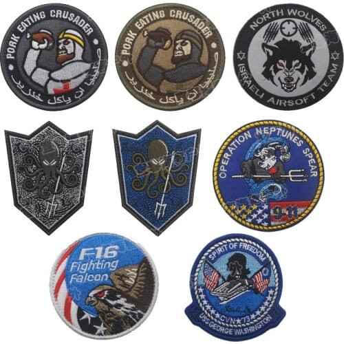 Army Fan Outdoor Three-Dimensional Embroidery Personality Stickers Armband Epaulettes Tactical Backpack Stalker Tactics Morale