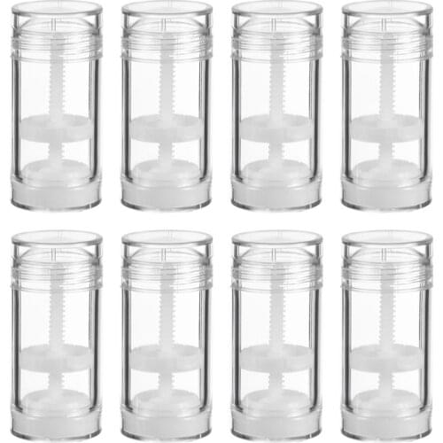 8Pcs 30ml Twist-Up Refillable Bottles Empty Deodorant Stick Tube Container